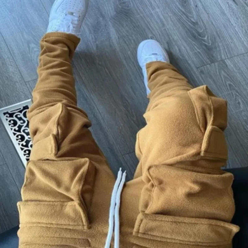 Three-dimensional Bag Tide Brand Men's Sports Casual Pants