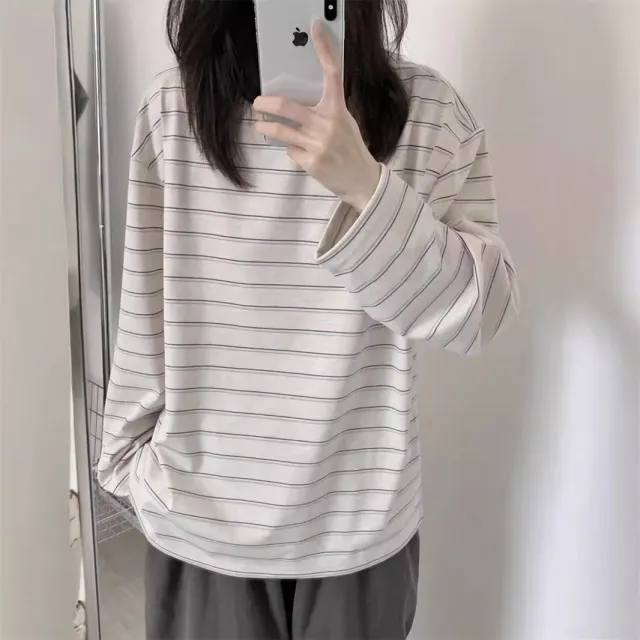 Striped Long sleeved T shirt For Women Stripes - Shop at LoveMi