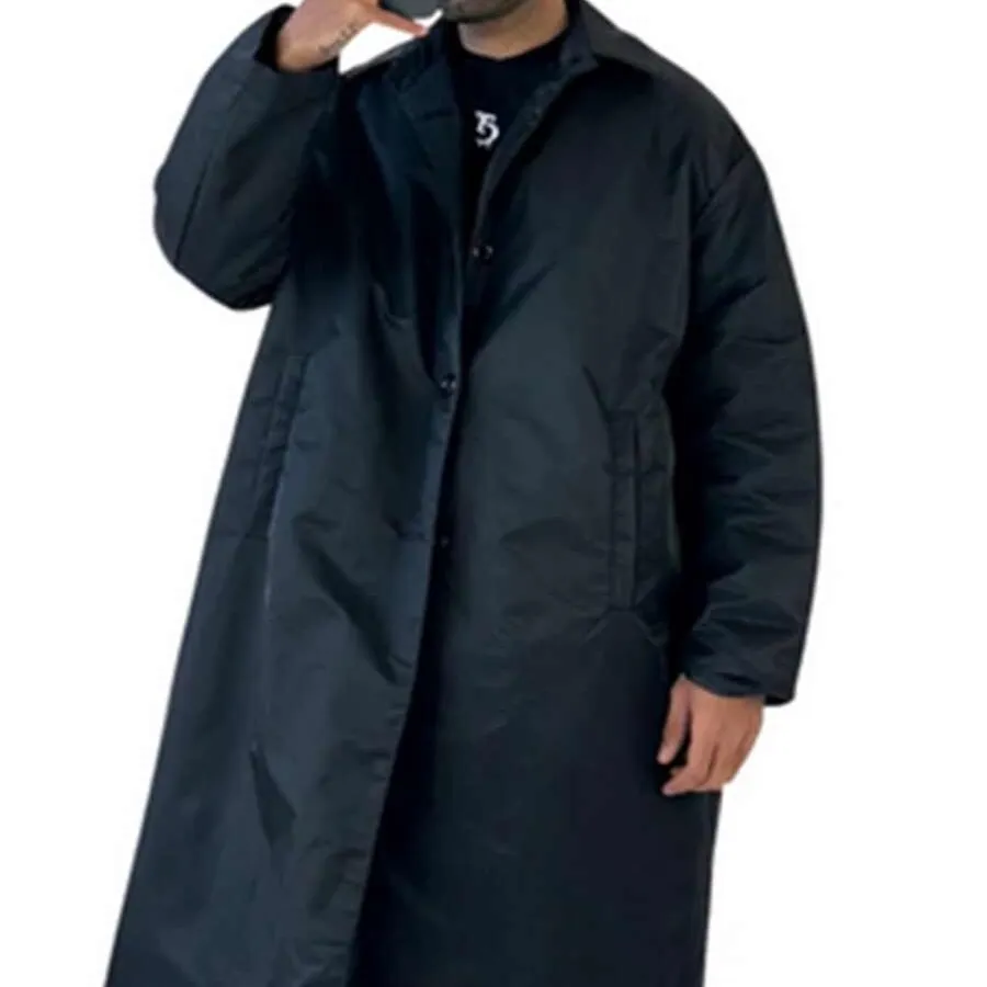 Simple Retro I Men's Wear & Black Long Oversize Coat