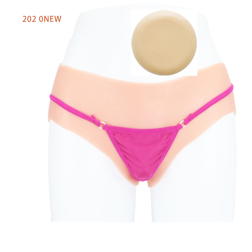 Fake Women's Cross-dressing Silicone Shorts 8