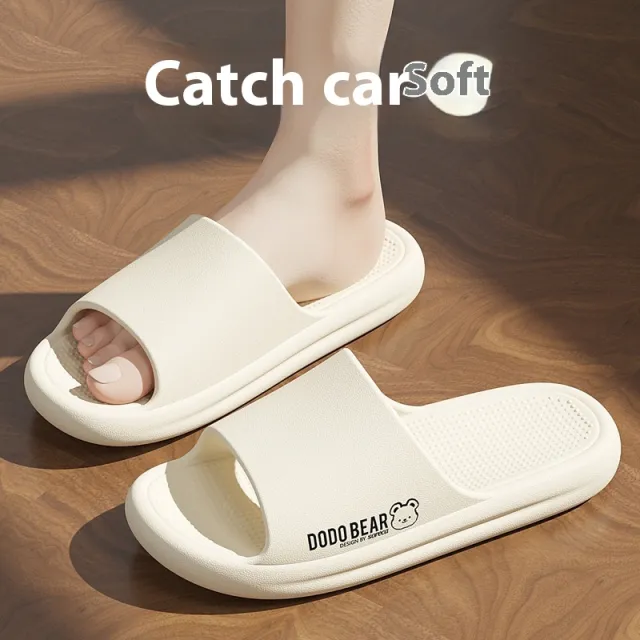 Non slip Eva Slippers Women's Cartoon Cute Printed Sandals White - Shop at LoveMi