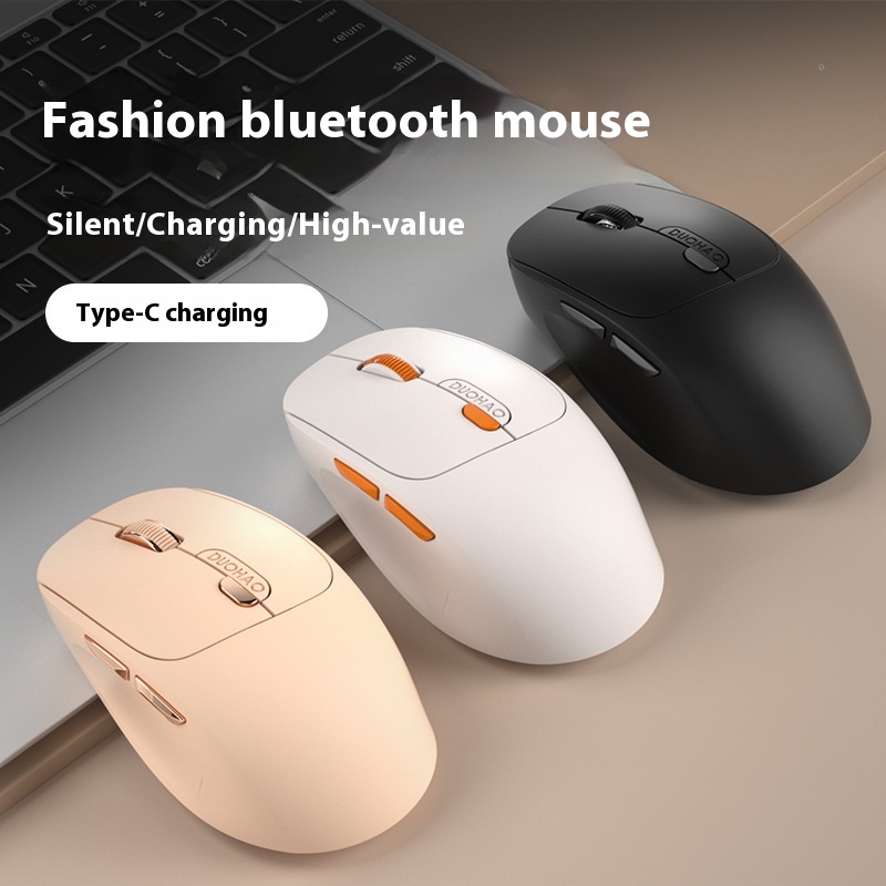 Power Display Wireless Bluetooth Dual-mode Mute Mouse