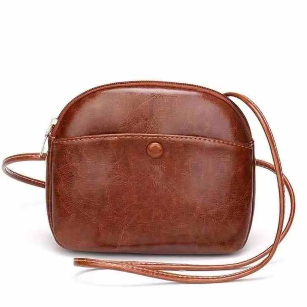 Retro Fashion Women's Shoulder Bag - Brown