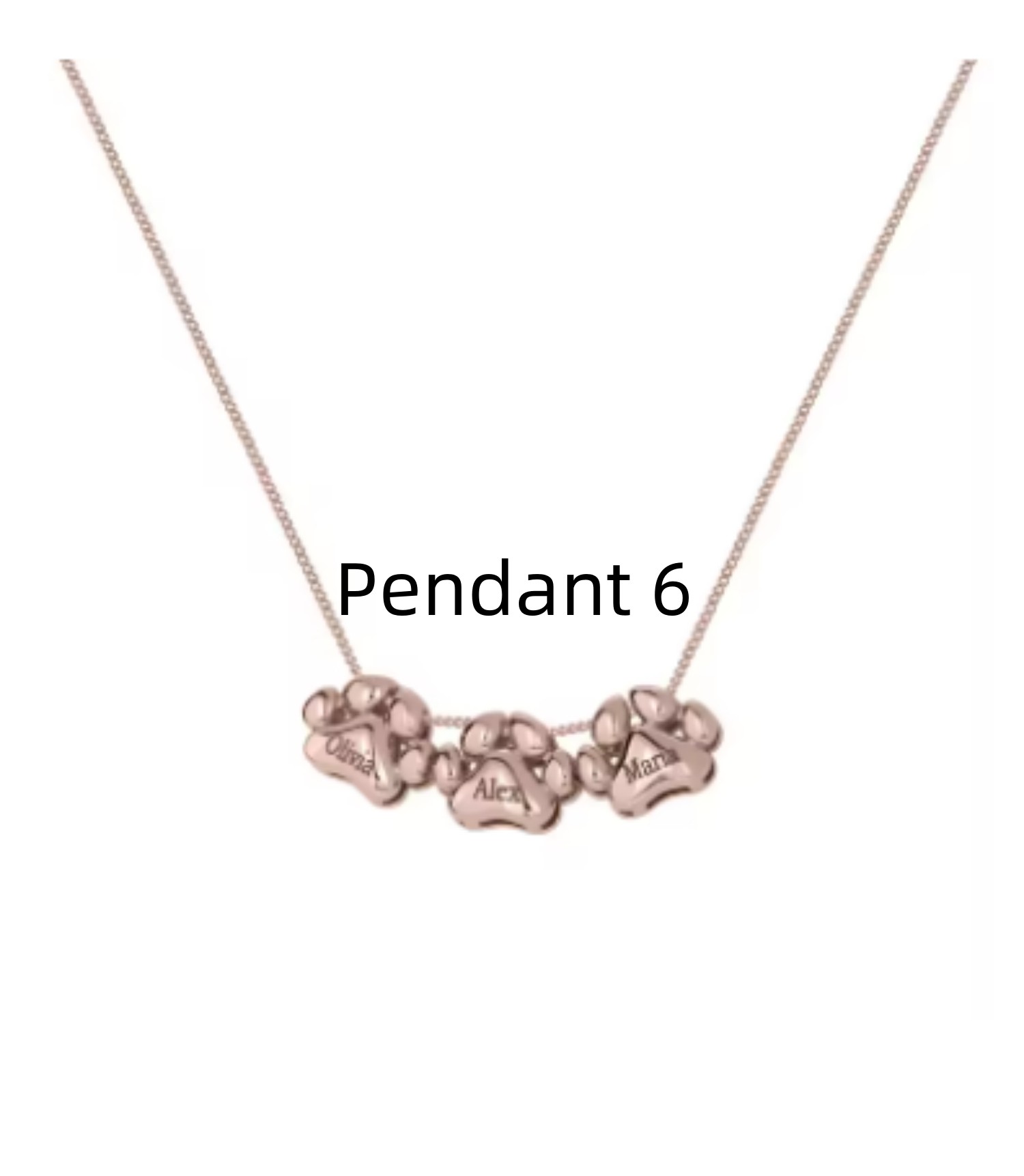 Luxury Hollowed Out Claw Necklace Personalized