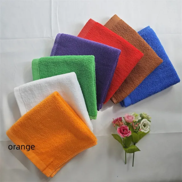4d Hotel Milk Tea Shop Restaurant Kitchen Cotton Towel Orange - Shop at LoveMi