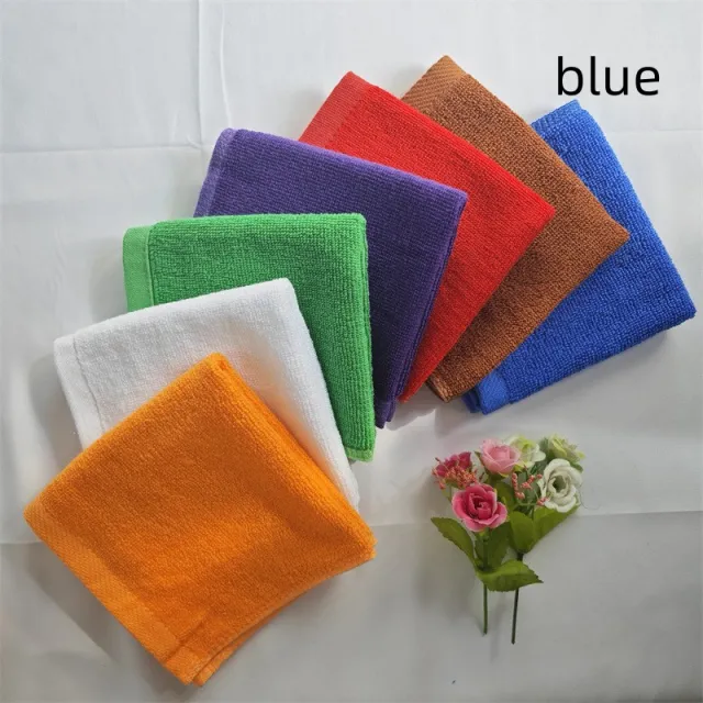 4d Hotel Milk Tea Shop Restaurant Kitchen Cotton Towel Blue - Shop at LoveMi