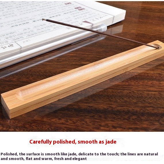 Bamboo Allegro Incense Stick And Base Wooden Incense Power Strip Incense Holder Household Joss-stick Base