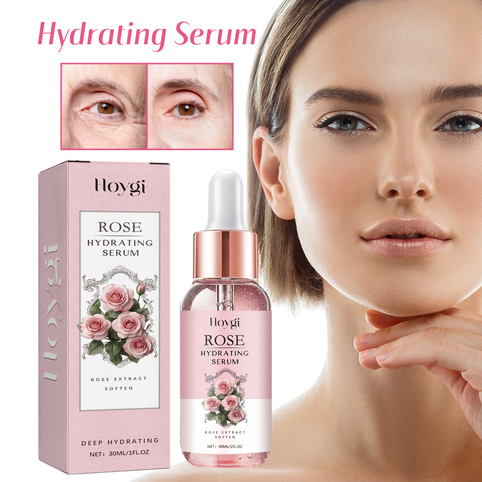 Rose Skin Moisturizing Lotion Softening Skin Moisturizing