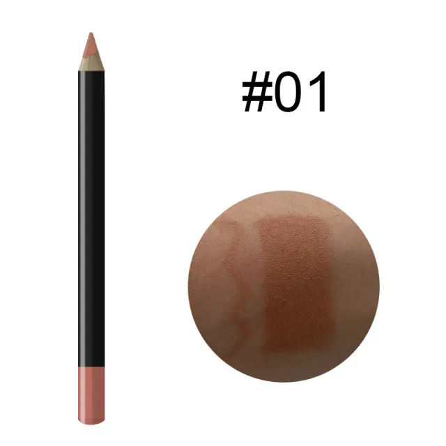 20 Color Black Pen Holder Lip Liner Waterproof Easy To Color Black Paper Box - Shop at LoveMi