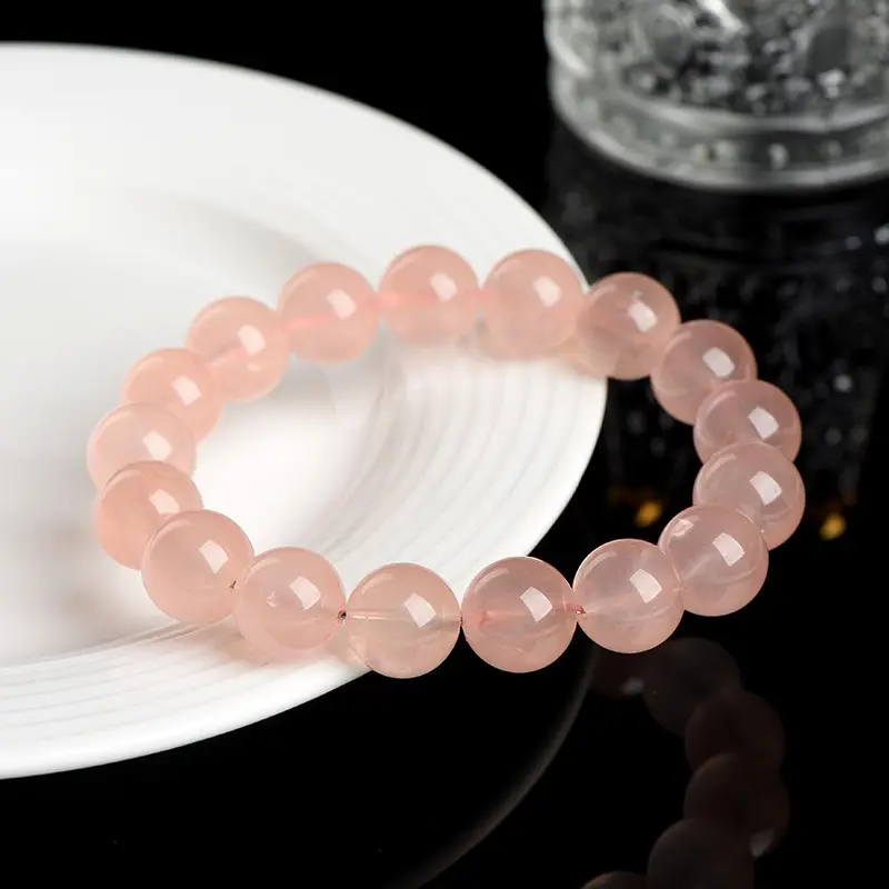 Natural 7A Grade Moisturizing Body Grapefruit Color Horse  Round Beads Bracelet