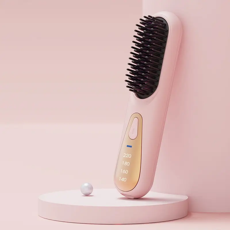 Anion Straight Comb Dual-use Lazy Hair Curler
