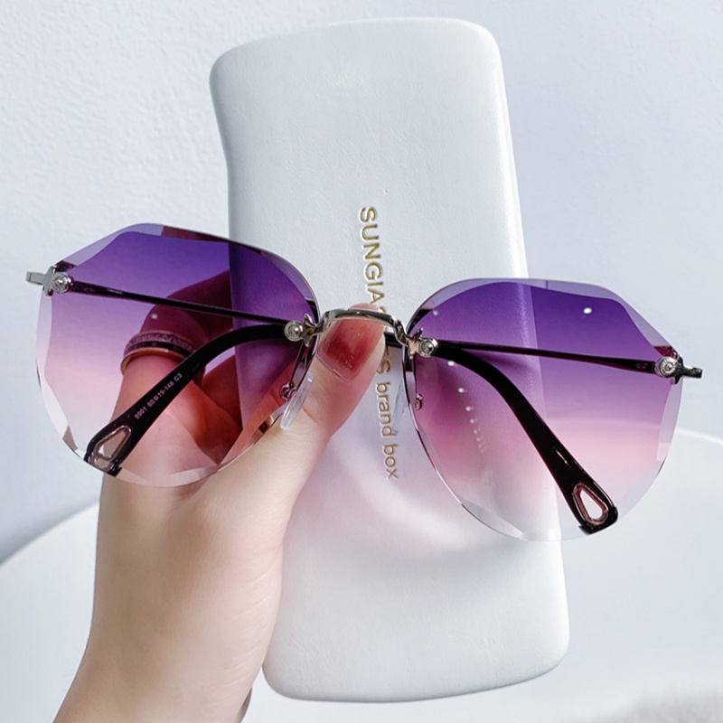 Seaside Anti-ultraviolet Sunglasses Driving Special Eyes Big Face Is Thin - Image 5