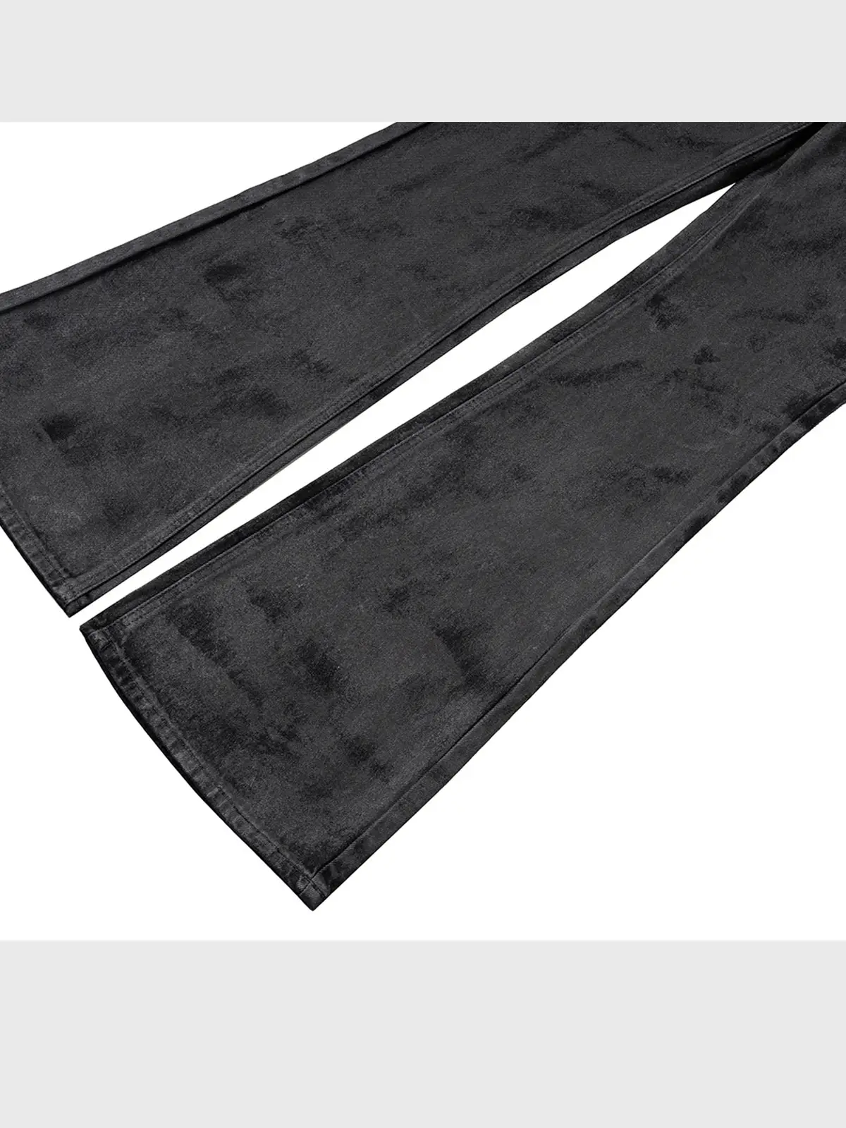 Men's Wide Leg Black Trousers Skinny Jeans