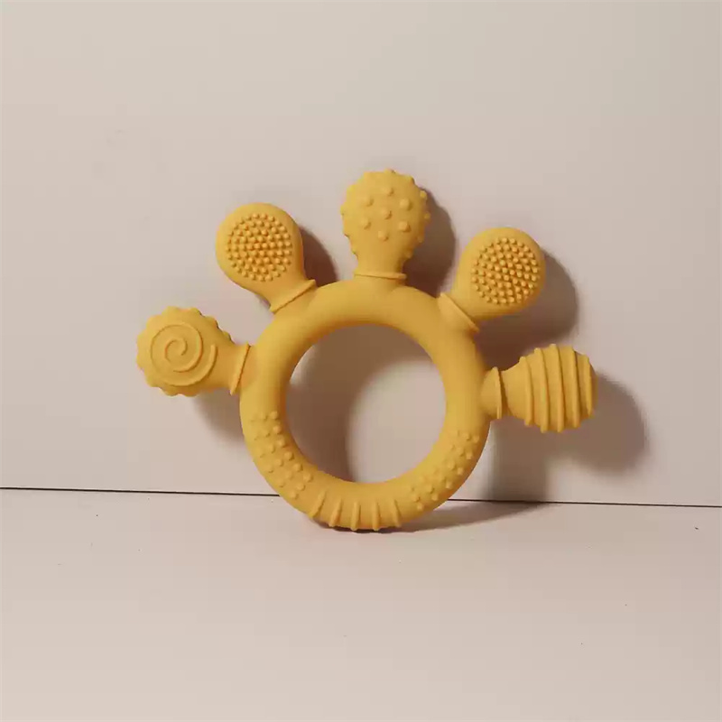 Palm Teether Yellow