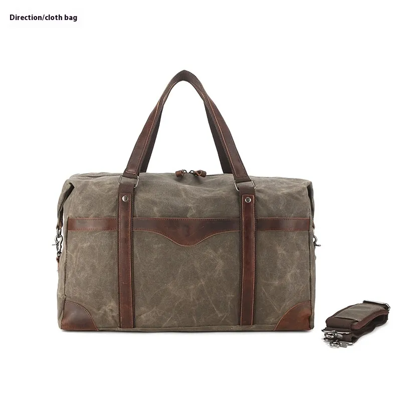 Men And Women Universal Travel Bag Large Capacity Luggage Bag - Green