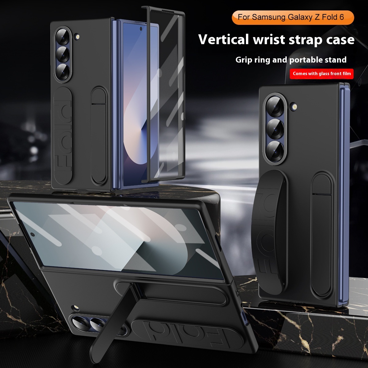 Vertical Wrist Strap Bracket Phone Case Protective Sleeve