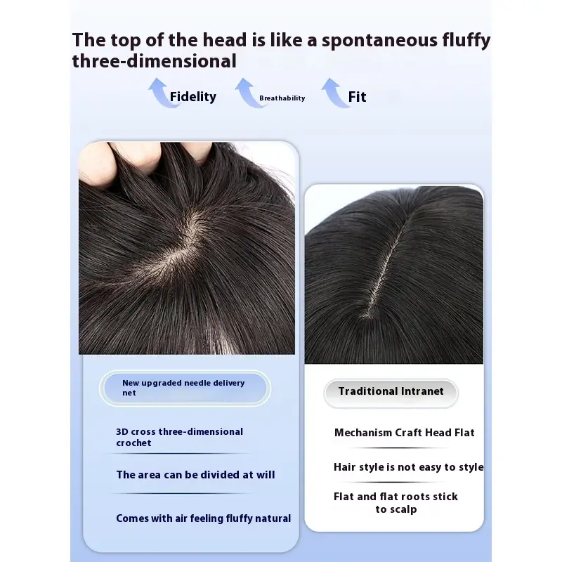 Wig Female Full Head Natural