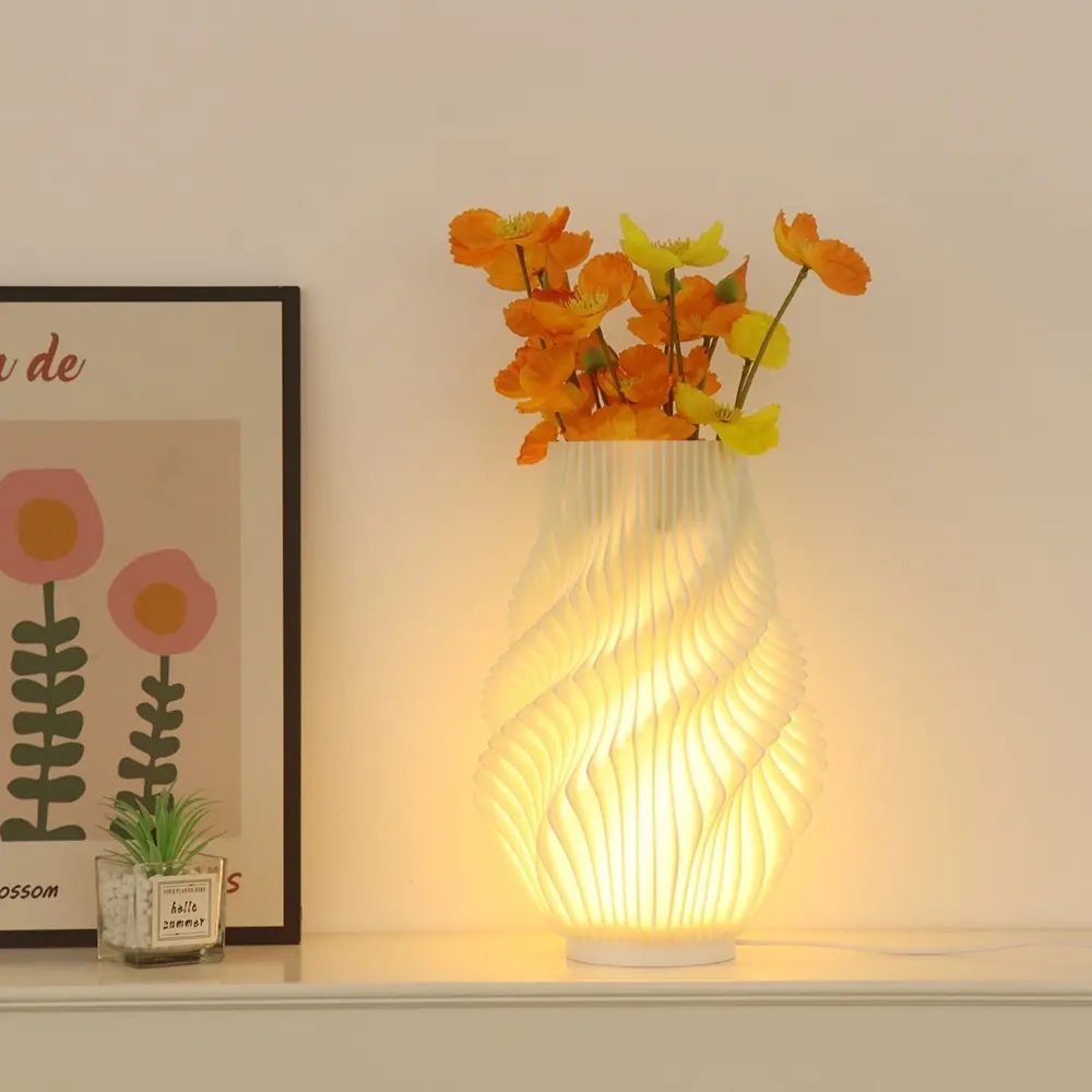 3D Printing Vase Decoration Small Night Lamp