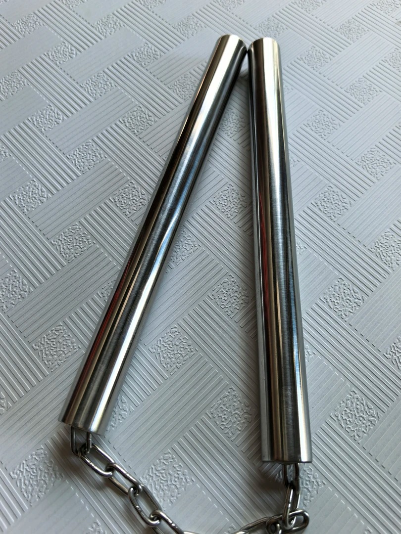 50cm Long Lengthened Stainless Steel Nunchaku 328G