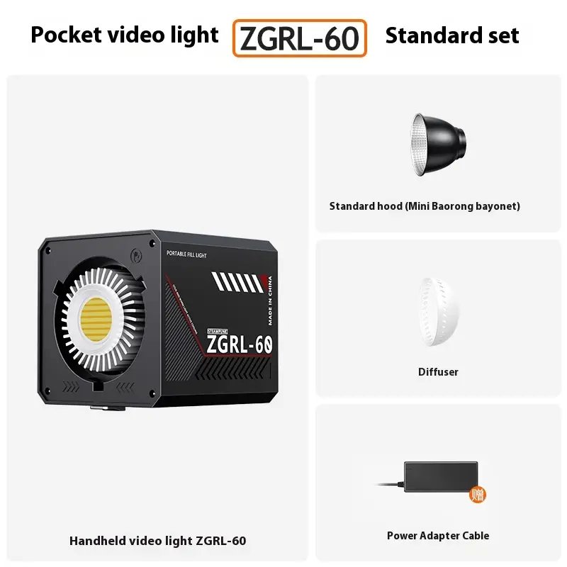 80W Handheld External Shot COB High Power Fill Light