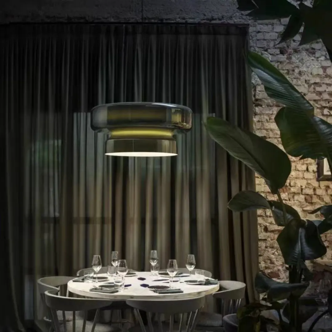 Western Restaurant Bar Bedroom Glass Chandelier