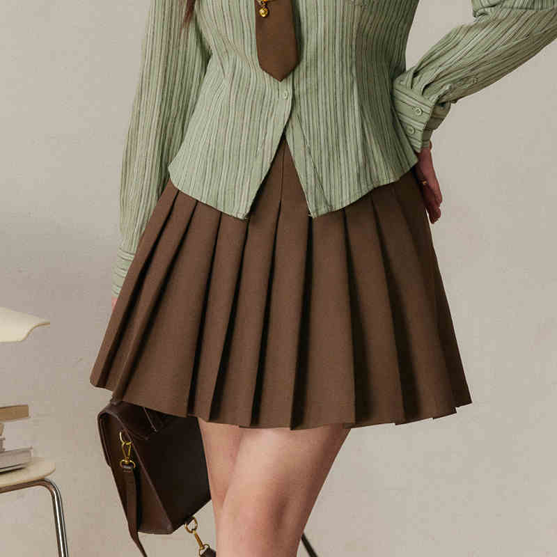 Women's Large College-style Striped Shirt