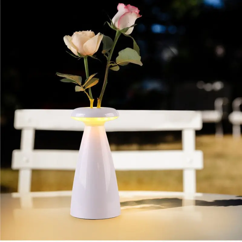 Vase Decoration Flower Arrangement Decoration Touch Table Lamp