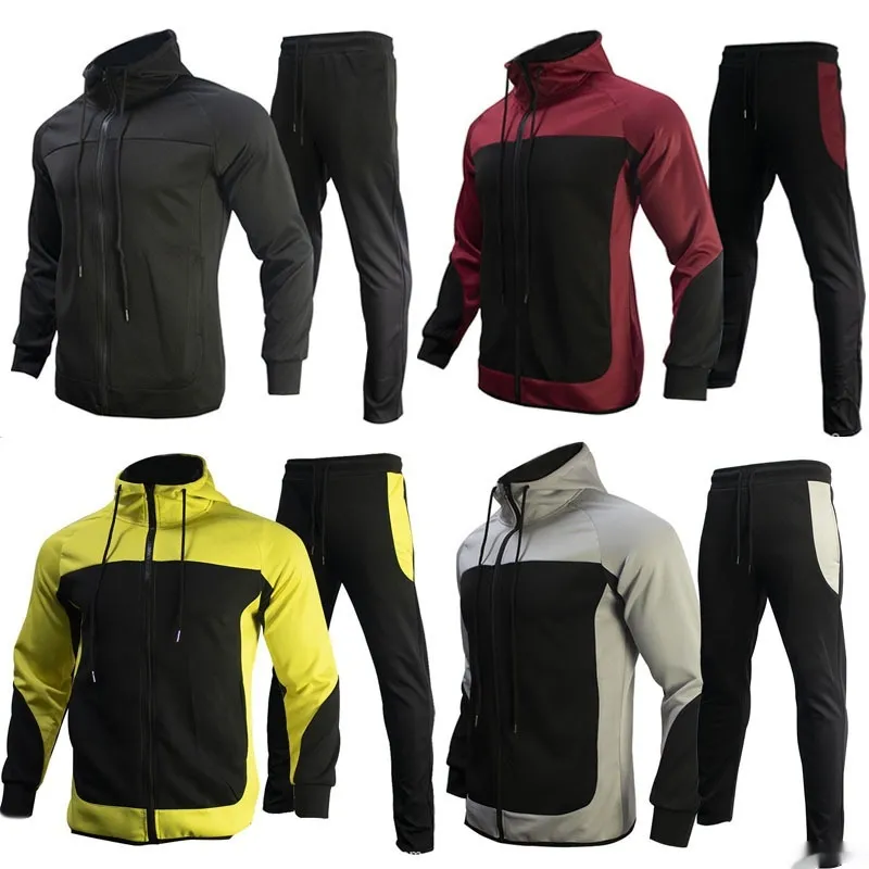 Men's Fashion Trendy Brand Contrast Color Sweatshirt
