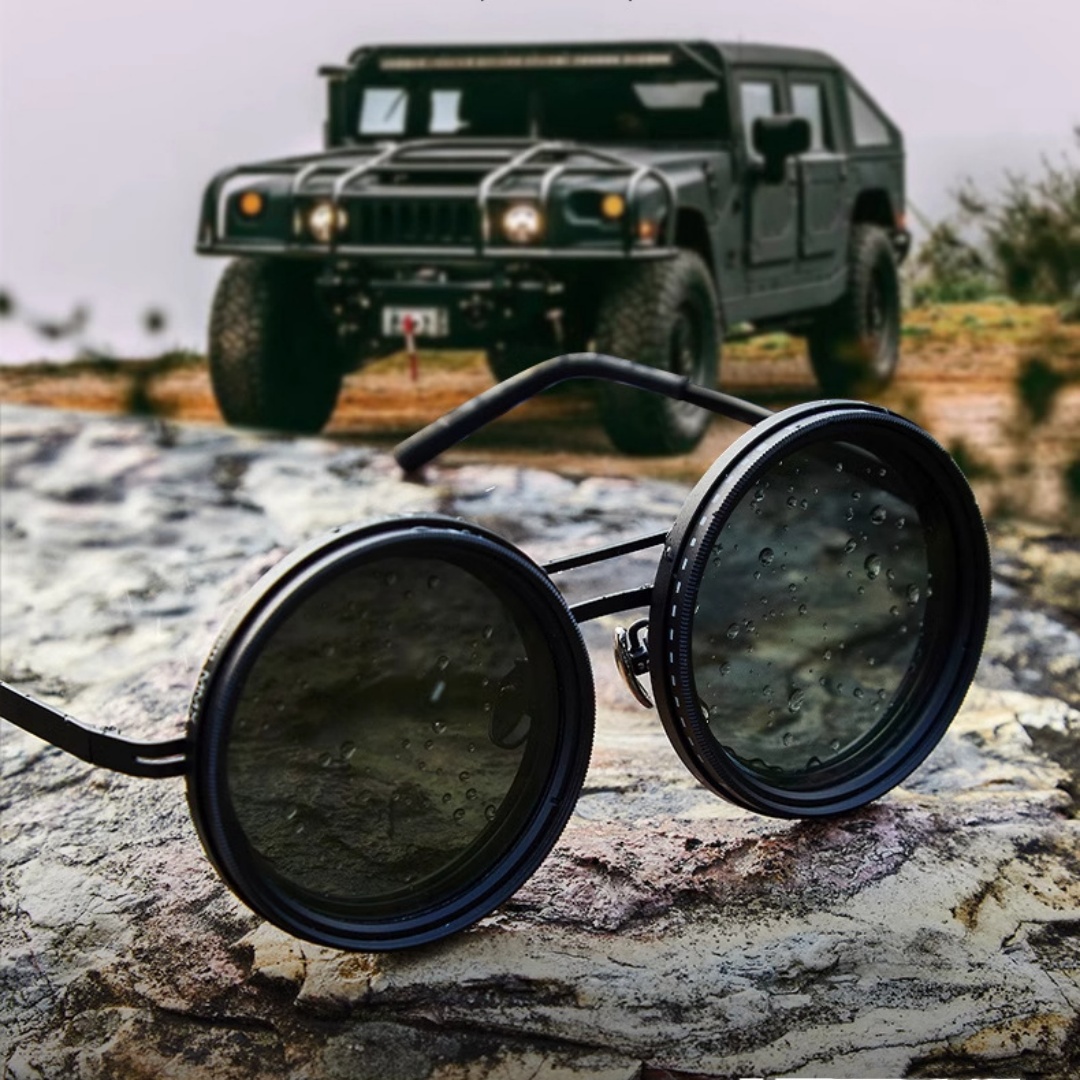 Glasses Box Adjustable Light Reduction 9 Gear Glasses UV Protection - Image 4