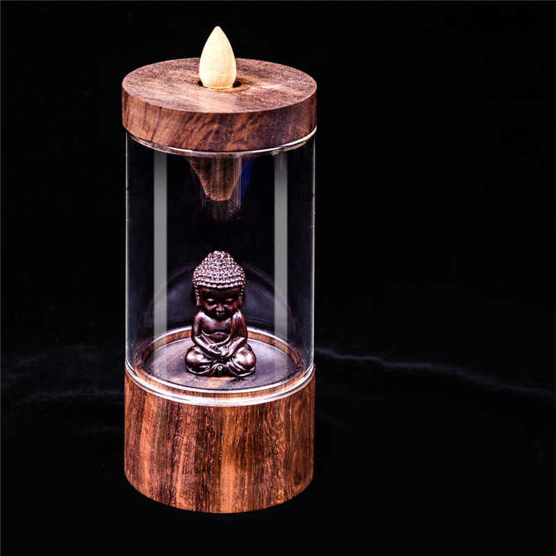 Half Handmade Creative Ornament Indoor Redwood Reflux Incense Burner