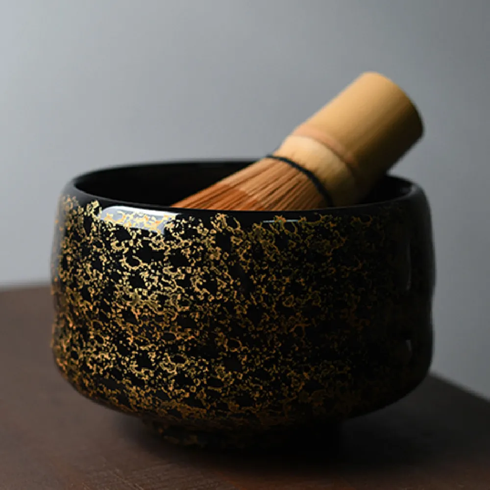 Clay Ware Glazed Colored Japanese Matcha Bowl