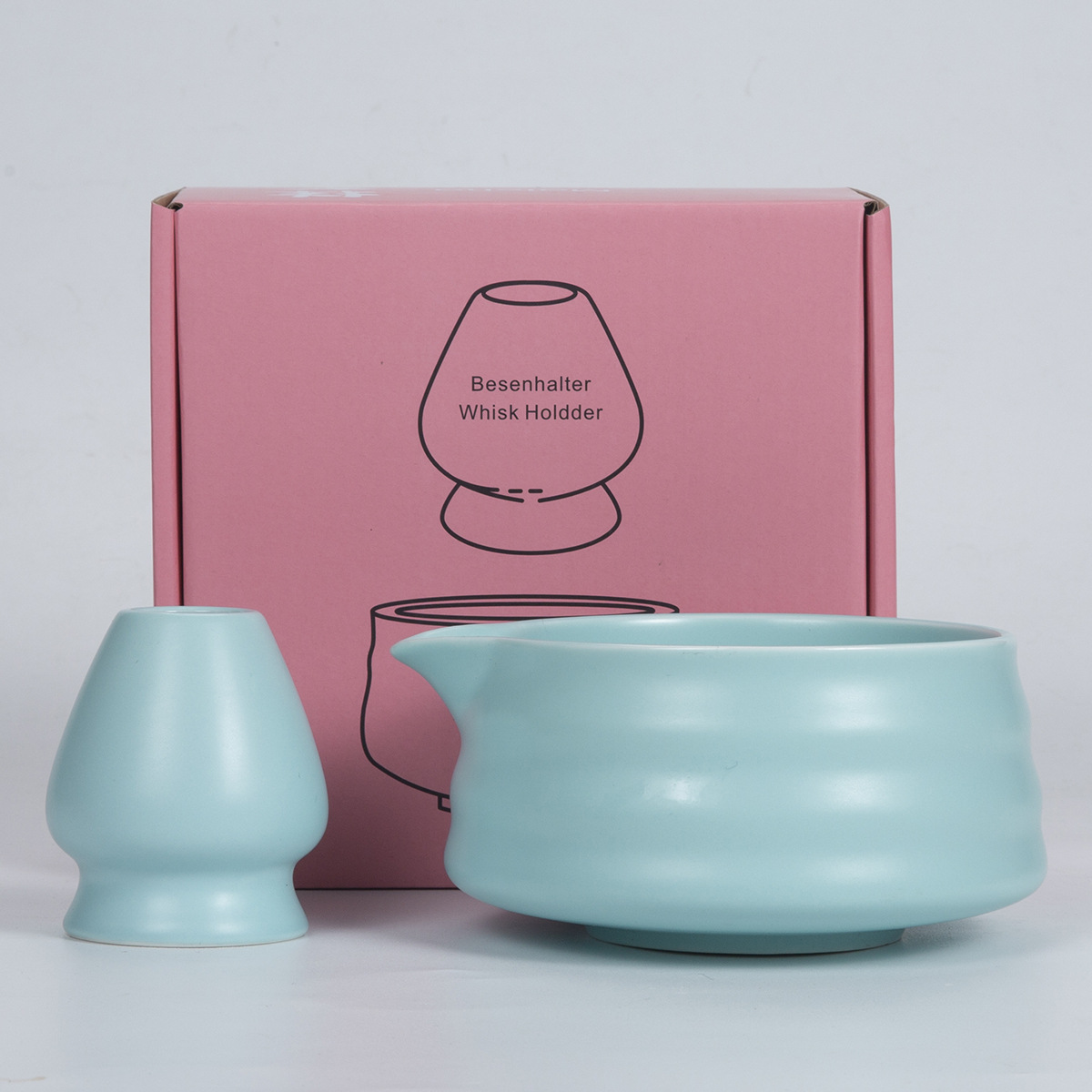 Ceramic Bowl With Mouth Japanese Matcha Bowl Suit