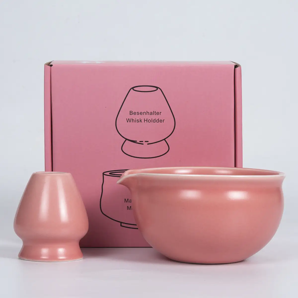 Ceramic Bowl With Mouth Japanese Matcha Bowl Suit
