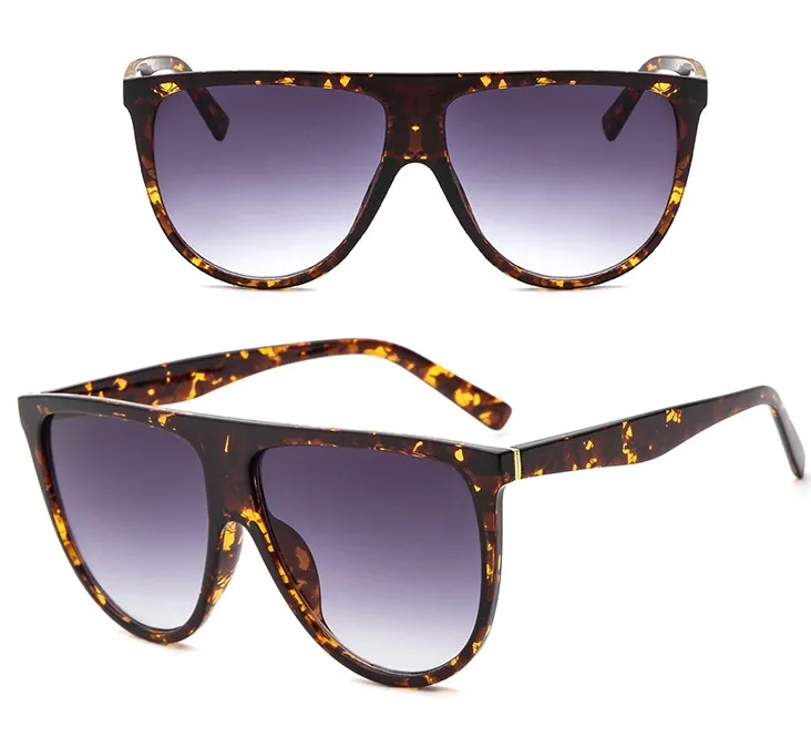 Sunglasses Women Gradient Lens Sun Glasses Women Full Frame Shades Glasses Ladies Unisex - Floral