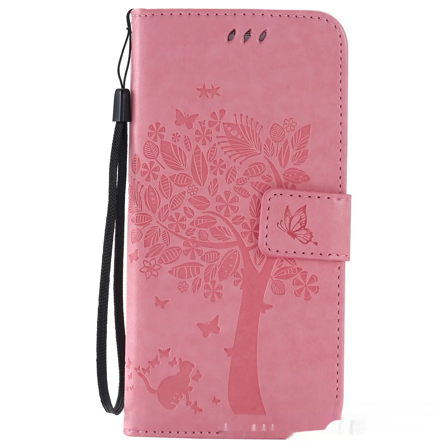 S23 Embossed Cat And Tree Mobile Phone Case
