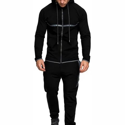 Leisure Sports Fitness Suit Men's Snowflake