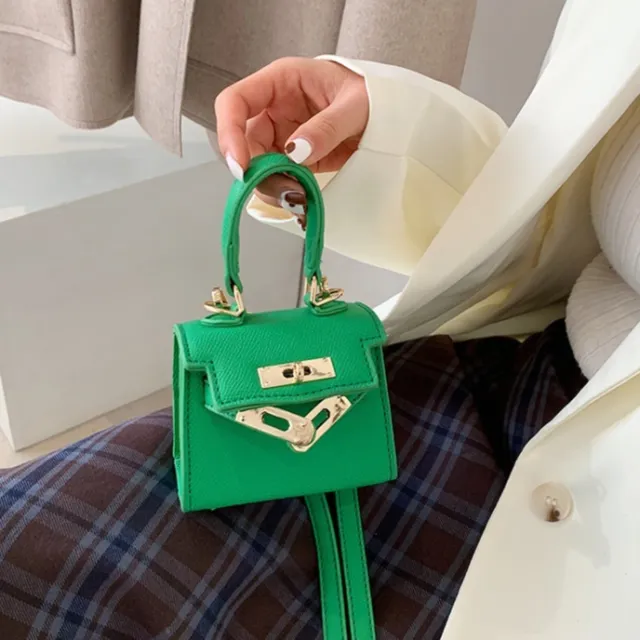 Mini One Shoulder Handbag Stereotype Crossbody Small Square Bag Green - Shop at LoveMi