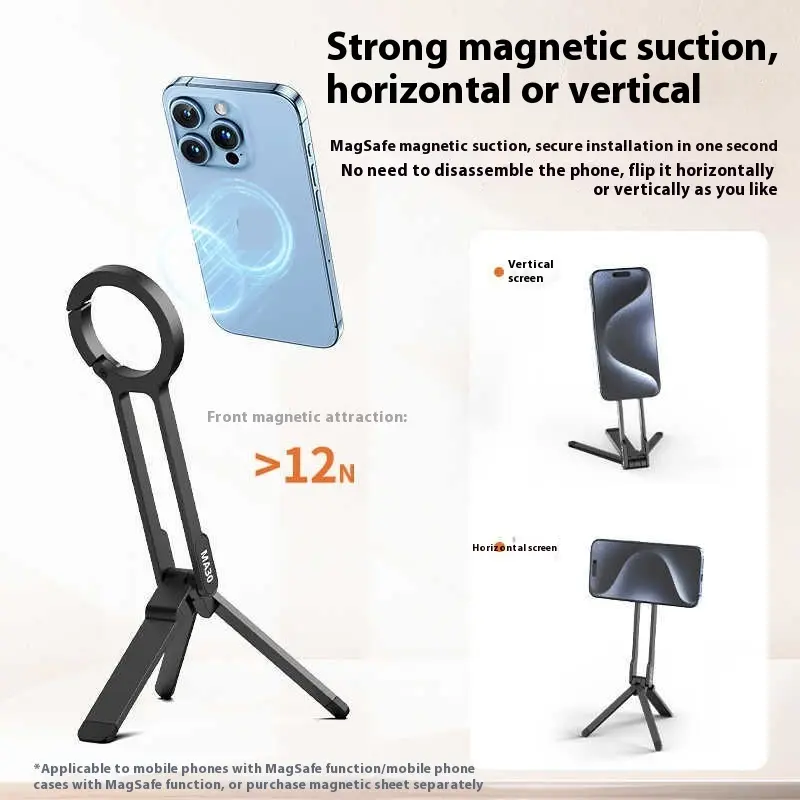 Portable Photography Climbing Button Carabiner Mobile Phone Holder