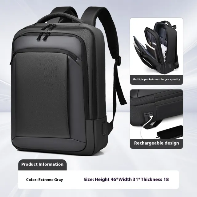 Men's Business Backpack High Fashion Gray - Shop at LoveMi
