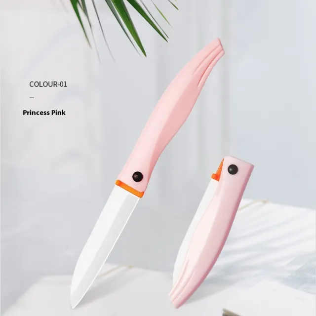 Portable Fashion Personality Folding Fruit Knife Pink - Shop at LoveMi