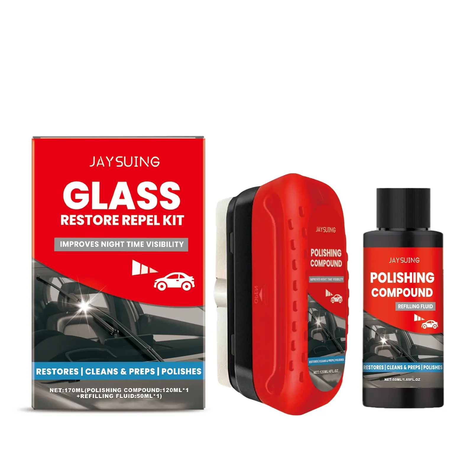 Glass Restore Repel Kit