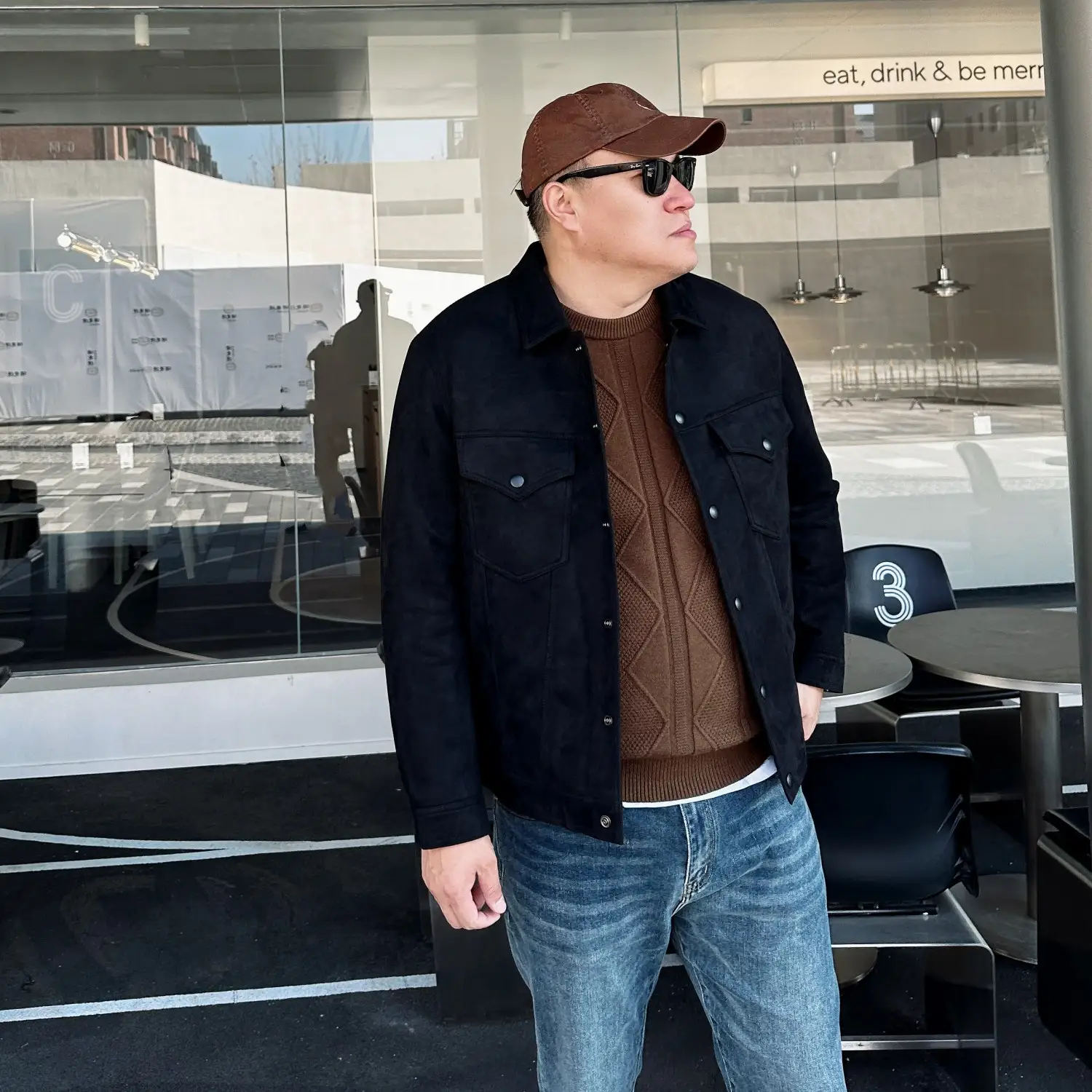 Men's Plus Size Short Lapel Thin Cotton Jacket