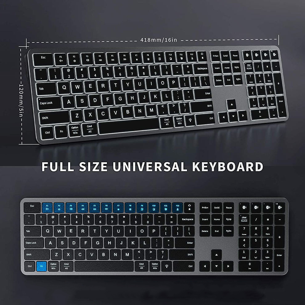Trådløst Bluetooth-tastatur - Miniatyr 5