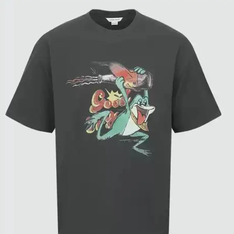 New Men's Casual Printed Cotton Short Sleeve