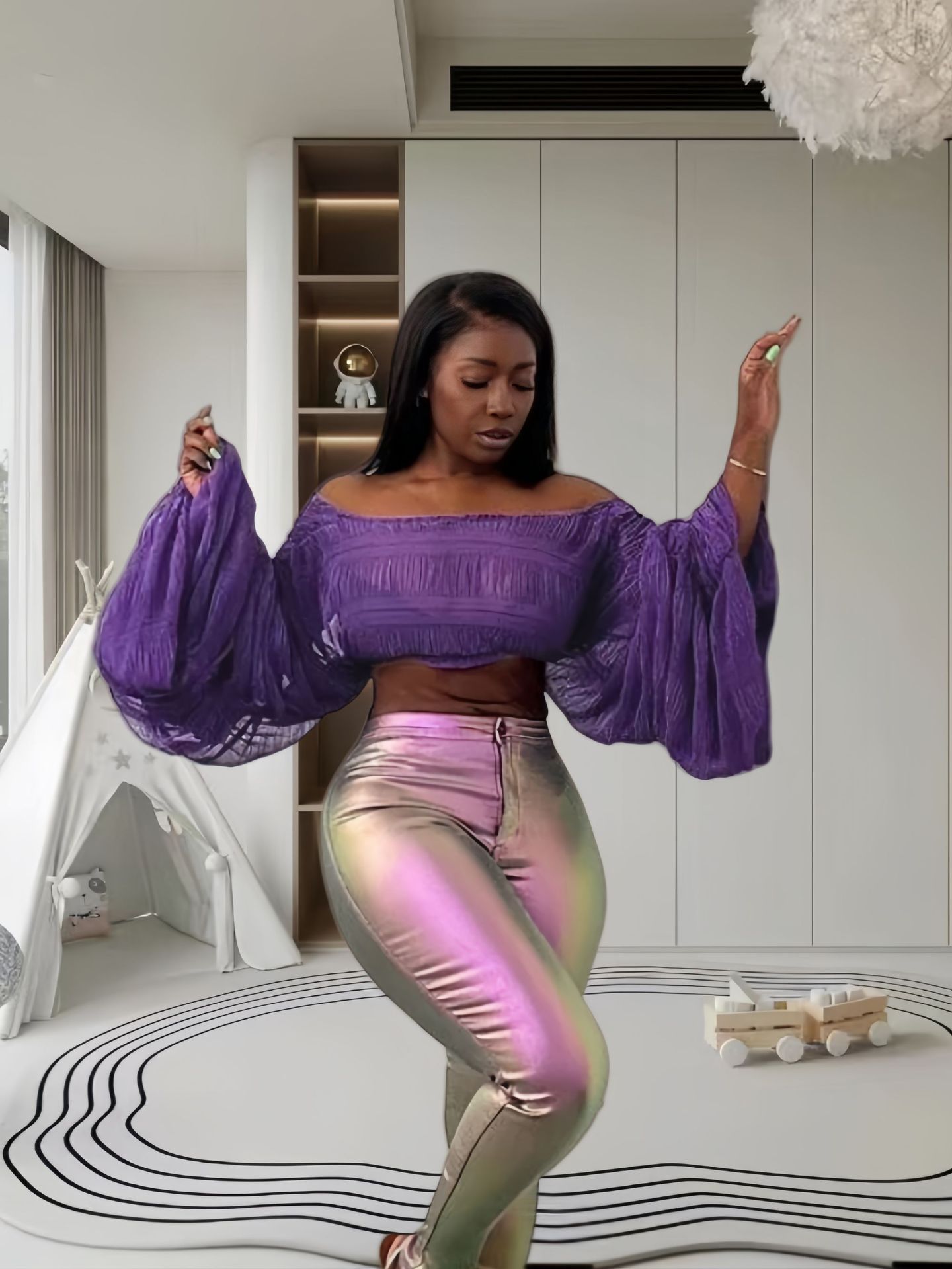 Women's Fashion Short Casual Temperament Top