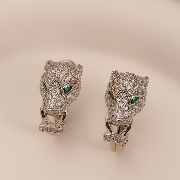 Exquisite Refined Grace Retro Easy Matching Personalized Zircon Animal Earrings
