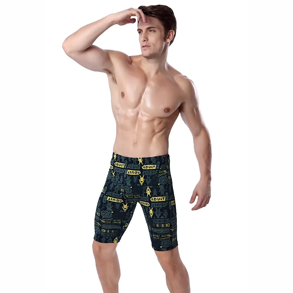 Fashion Korean Style Men's Anti-embarrassment Swimming Trunks