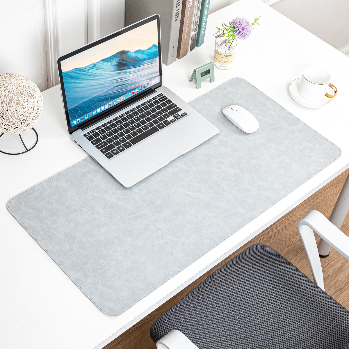 Crazy Horse Skin Mouse Pad Computer Oversized Desk Pad - Image 8