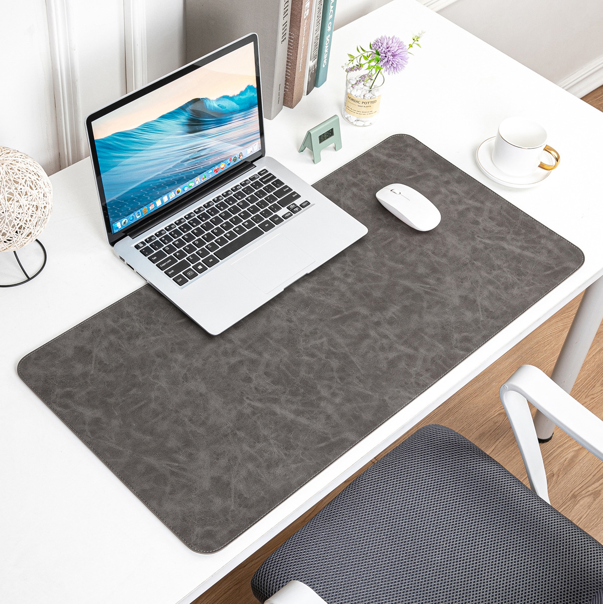 Crazy Horse Skin Mouse Pad Computer Oversized Desk Pad - Image 7