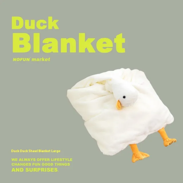 Birthday Gift For Workers Practical Duck Nap Blanket Large Gift Bag - Shop at LoveMi
